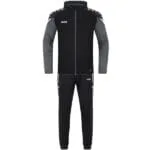 JAKO Trainingsanzug Polyester Performance mit Kapuze schwarz F804