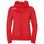 Kempa Damen Player Kapuzenjacke Women rot weiß F152