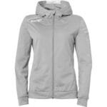 Kempa Damen Player Kapuzenjacke Women grau weiß F213