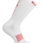 Kempa Logo Classic Socken weiß rot F112