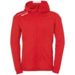 Kempa Player Hood Jacket rot weiß F152