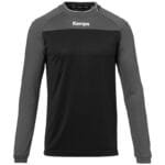 Kempa Kinder Prime Langarmshirt schwarz grau F222