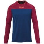 Kempa Kinder Prime Langarmshirt blau rot F183