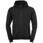Kempa Status Kapuzenjacke schwarz F222