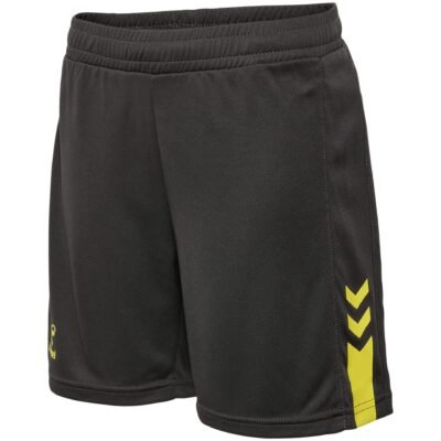 hummel-hmlACTIVE-PL-SHORTS-KIDS-grau-gelb-F2246hmlACTIVE-PL-SHORTS-KIDS-OBSIDIANSULPHUR-SPRING-140