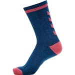 hummel ELITE INDOOR SOCK LOW PA blau rosa F7061