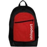 uhlsport Essential Backpack W. Bott. Compartm. rot schwarz F152