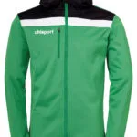 uhlsport Kinder Offense 23 Multi Hood Jacket grün schwarz F202