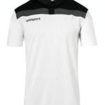 uhlsport Offense 23 Polo Shirt weiß schwarz F112