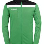 uhlsport Kinder Offense 23 Poly Jacke grün schwarz F202